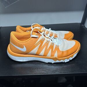 Nike Free Trainer 5.0 V6 AMP Tennessee Vols UT White Orange Size 8.5 723939 810